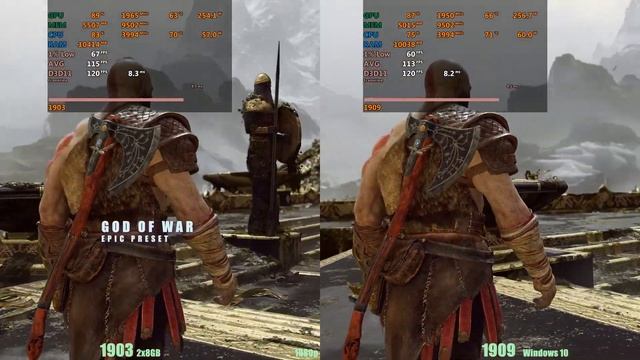 1903 vs 1909 windows 10 update gaming test смотреть онлайн
