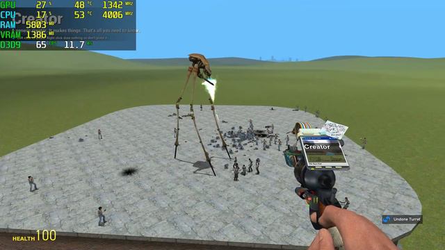 Garrys Mod GTX 1050 Tİ - 1080p High, смотреть онлайн