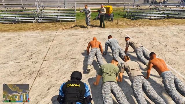 КАК ТРЕНИРУЕТСЯ ЭЛИТНЫЙ ОТРЯД СПЕЦНАЗА В ГТА 5 МОДЫ! РЕАЛЬНАЯ ЖИЗНЬ ОМОНА ОБЗОР МОДА GTA 5! ГТА МОД смотреть онлайн