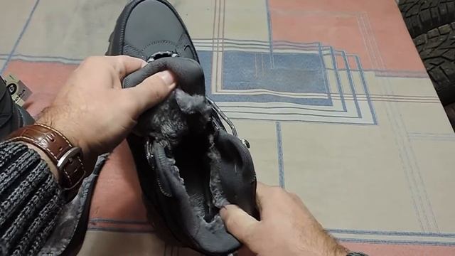 Распаковка посылки с алиэкспресс. Зимние мужские  ботинки BONA.