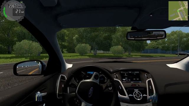 FORD FOCUS 3 OLD STREET | CITY CAR DRIVING SIMULATOR 1.5.9.2 GAMEPLAY WITH LOGITECH G29! смотреть онлайн