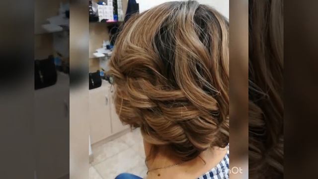 Парикмахер Калининград. Прическа на выпускной. Вечерняя прическа. Свадебное украшение смотреть онлайн