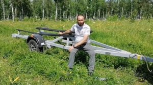 Прицеп для лодки своими руками, лодк ОКА-4. Финал ##серия2##