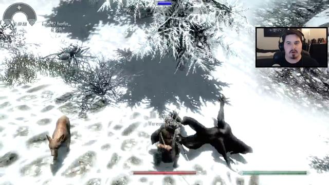 WEREWOLF ATTACK!?! - Skyrim: Live Another Life Let's Play 51 (PC) (Mods)