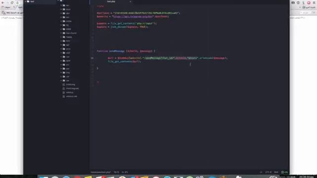شرح صنع بوت telegram وربط البوت webhook смотреть онлайн