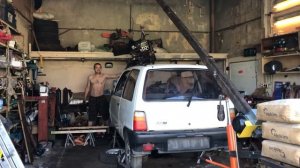 Снимаем двигатель с Оки. Часть 2