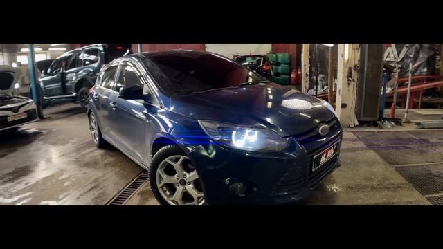 Раздвоение выхлопа с басистыми прострелами для Ford Focus 1.6 смотреть онлайн