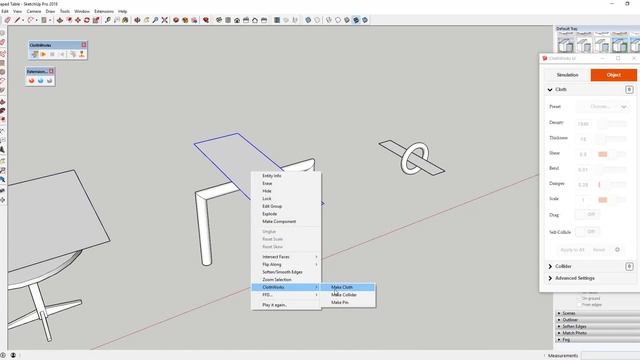 REAL CLOTH SIMULATION IN SKETCHUP with Clothworks! смотреть онлайн