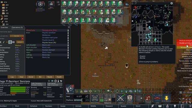 [Rimworld 1.3 Ideology] Soloing crashed shuttle quest with Trigger Happy & Shooting Spec Psycaster смотреть онлайн