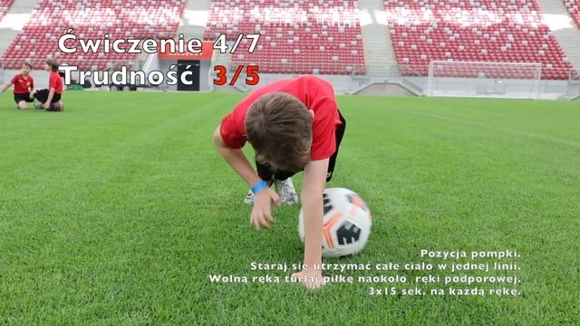 FIFA11+kids (ćwiczenie 4). Program prewencji urazów dla dzieci w piłce nożnej (po polsku). смотреть онлайн