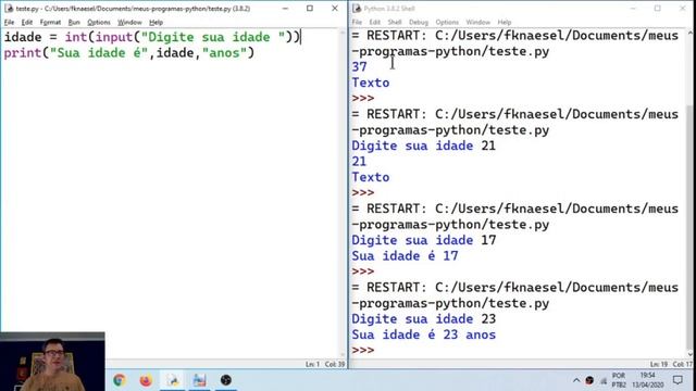 Programação Python - O Básico - Parte 5 - Operações de Saída - print() смотреть онлайн