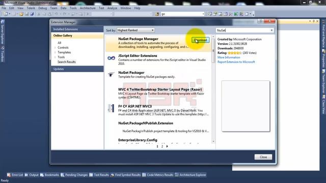 How to install NuGet смотреть онлайн