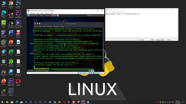 How to Install VirtualBox Guest Additions | FullScreen | Copy Paste | Parrot OS смотреть онлайн