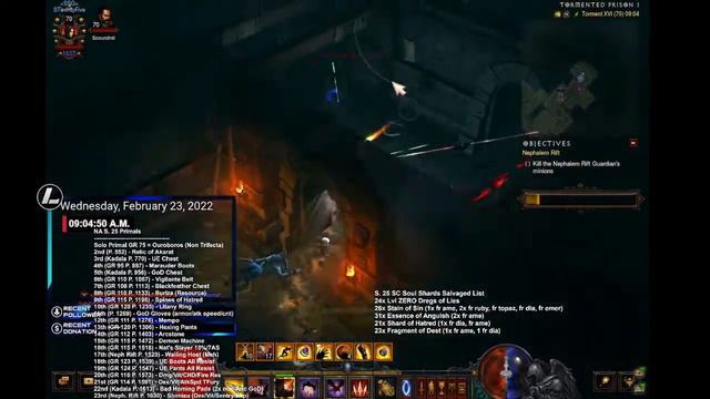 D3 23Feb2022 NA- SC Regular Rifts, WD Kadala Ring of Emptiness смотреть онлайн
