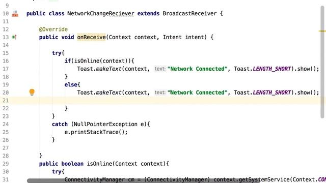 Check Internet Connection Using Broadcast Receiver in Android App | Android Studio Tutorial 2020 смотреть онлайн