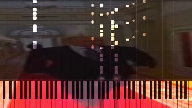 Wide Putin walking - Piano Tutorial - Synthesia смотреть онлайн
