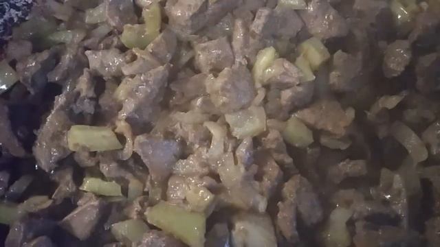 Нежнейшая печенка с овощами? смотреть онлайн