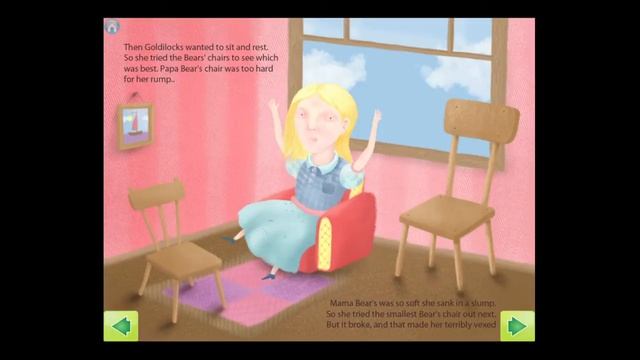 Goldilocks and The Three Bears Interactive Storybook for Children iPad App Review - CrazyMikesapps смотреть онлайн