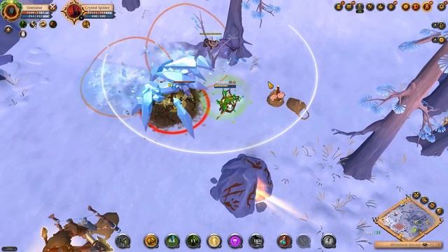 How to solo Crystal Spiders with Great Nature Staff смотреть онлайн