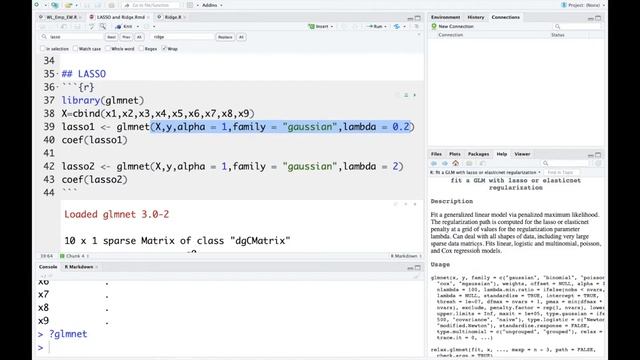 Machine Learning with R 01&02: LASSO, Ridge Regression and Overfitting Problem смотреть онлайн