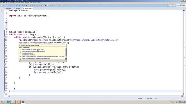 REAL TIME SELENIUM DATA DRIVEN TESTING WITH EXCEL FILE смотреть онлайн