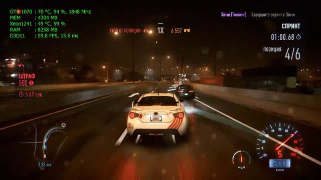 NFS 2015 (rus) Ultra 1440p - GTX 1070 & Xeon 1241 v3 [FPS Test] смотреть онлайн