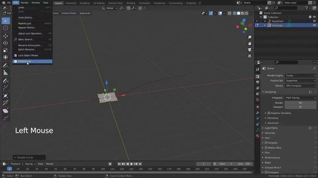 Curve Deform Modifier | Blender Tutorial смотреть онлайн