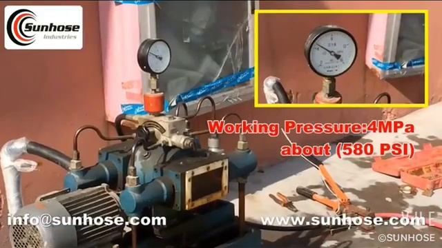 Проверка давления резинового шланга - SUNHOSE.com смотреть онлайн