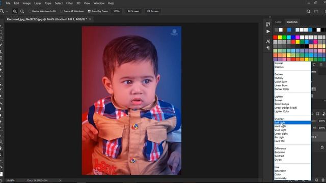 how to make double exposure Editing Creative Red vs Blue Color Effect in Photoshop Saad bbc studio смотреть онлайн