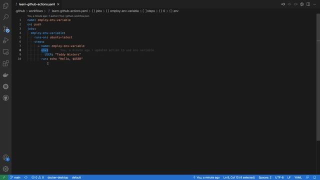 Part 3.1 - Essential Features | Environment Variables смотреть онлайн