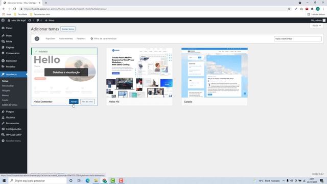 Como instalar o Tema Hello Elementor do WordPress na Hostens (Rápido e Fácil) 2022 смотреть онлайн