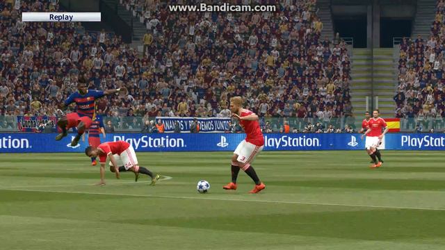 pes 16 gameplay PC Barcelona Vs Manchester United ULTTA SETTINGS смотреть онлайн