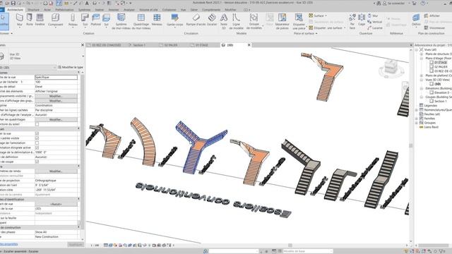 Escaliers Revit смотреть онлайн