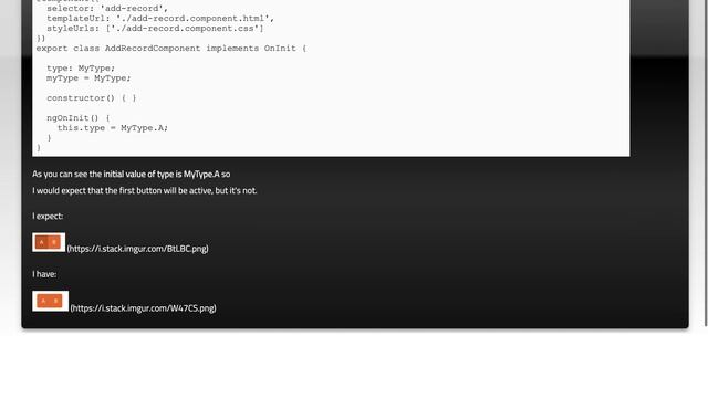 btn-group - btnRadio initial value done by enum, does not activate the button смотреть онлайн