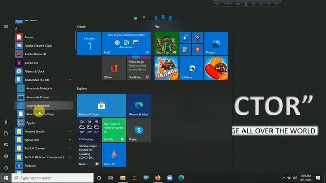 "Install Python & Jupyter Notebook In windows 10 & Hello World Program" l KNOWLEDGE DOCTOR l Mishu смотреть онлайн