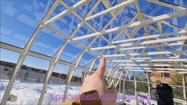 Теплица из стекла 8х4 метра Плимут смотреть онлайн