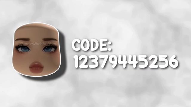 POPULAR FACE CODES FOR BERRY AVENUE, BLOXBURG AND ALL ROBLOX GAMES THAT ALLOW CODES ?✨ смотреть онлайн