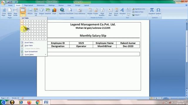 Salary Slip Limited Company For Microsoft Word// Salary Slip Limited Company For Microsoft Excel смотреть онлайн