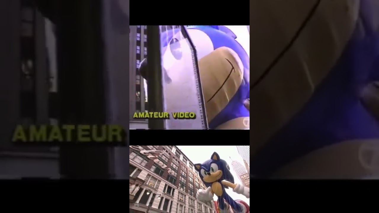 Sonic on Thanksgiving day parade! Compare between 1993 and 2021! #thanksgiving special #shorts смотреть онлайн