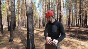 Как натянуть перила в промальпе. Горизонтальная анкерная линия с минимальным количеством снаряжения