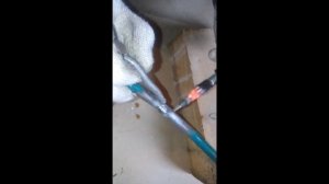 Ремонт (пайка) гидравлической трубки