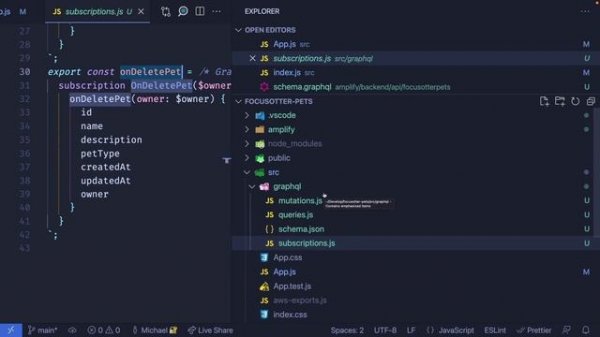 Fullstack Development with AWS AppSync and Amplify
