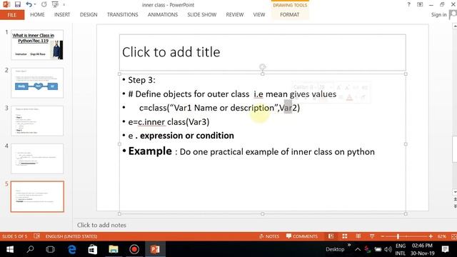 WHAT IS inner class in python? смотреть онлайн