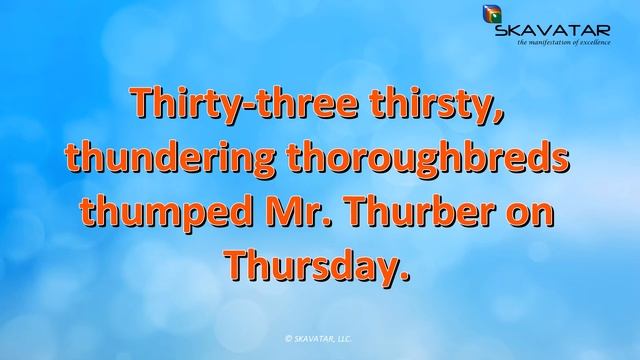 Tongue Twister: Thirty-three thirsty | 92% FAIL Trying смотреть онлайн