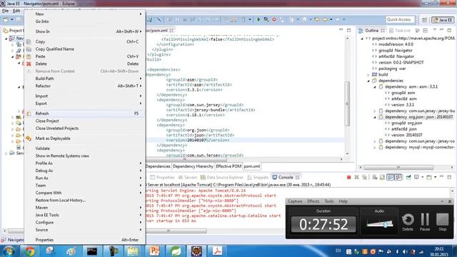007 01 SOAP Restful Java Scripte HTML (GET) web services Navigator (MySQL) project смотреть онлайн
