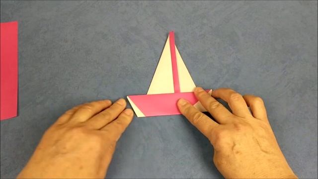 Самая легкая поделка на 23 февраля | Парусник из бумаги оригами | Paper origami sailboat | 紙折り紙ヨット смотреть онлайн