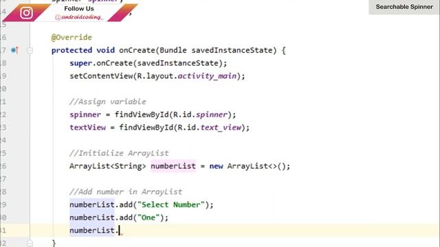 How to Implement Searchable Spinner in Android Studio | SearchableSpinner | Android Coding смотреть онлайн