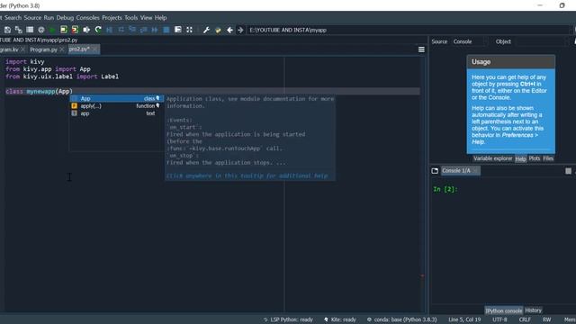 sample on how to use Kivy library in python without .kv file (lang-persian) смотреть онлайн