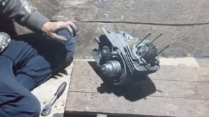 Ремонт мотоцикла Восход 3м|Располовинивание двигателя