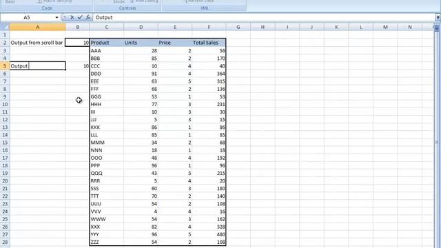 Scrolling List in Excel смотреть онлайн